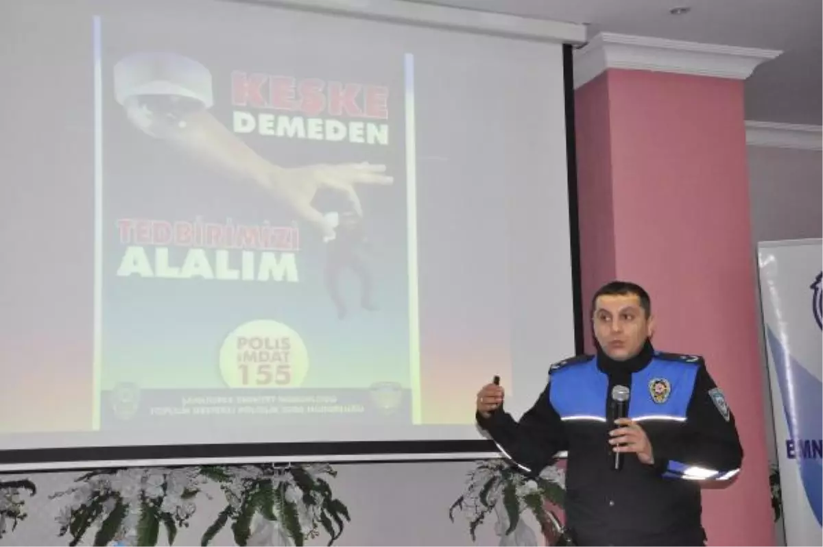 Şanlıurfa\'da Polis Hırsızlığı Önlemek İçin Broşür Dağıttı