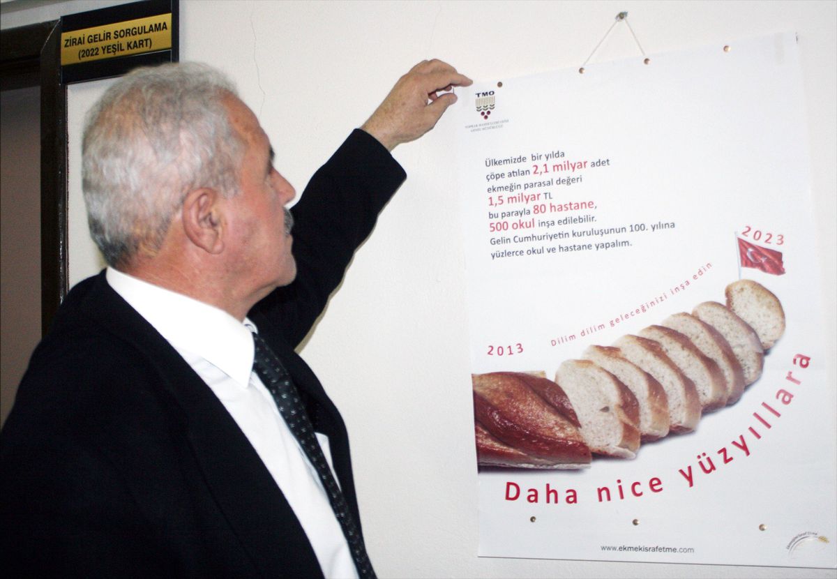 Silvan TMO'dan 'Ekmek İsrafına Hayır' Kampanyası