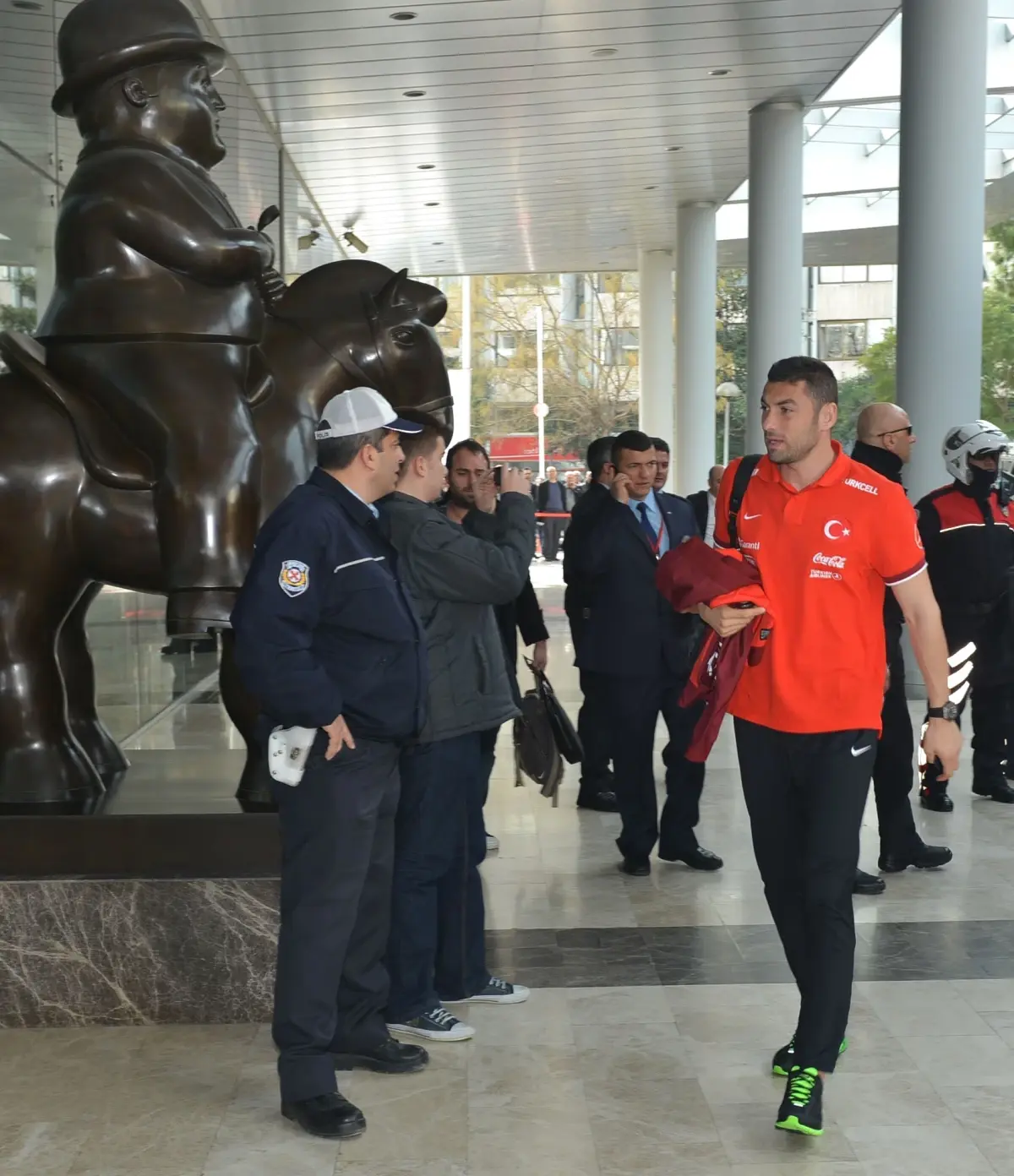 A Milli Futbol Takımı Otele Yerleşti