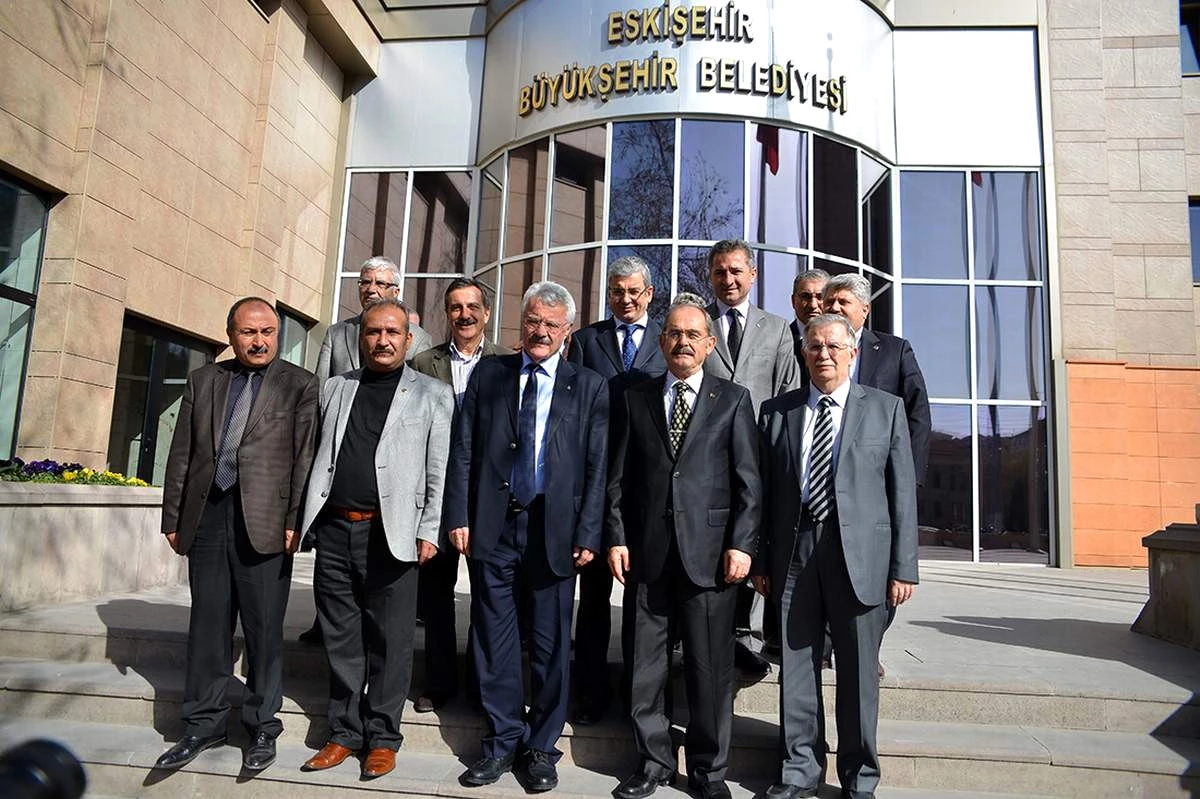 İç Anadolu Belediyeler Birliği\'nden Tepebaşı Belediye Başkanı Ataç\'a Ziyaret