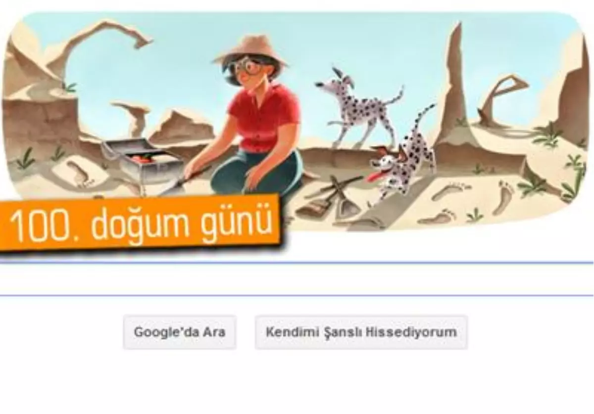 Google\'dan Mary Leakey\'in Doğum Gününe Özel Doodle