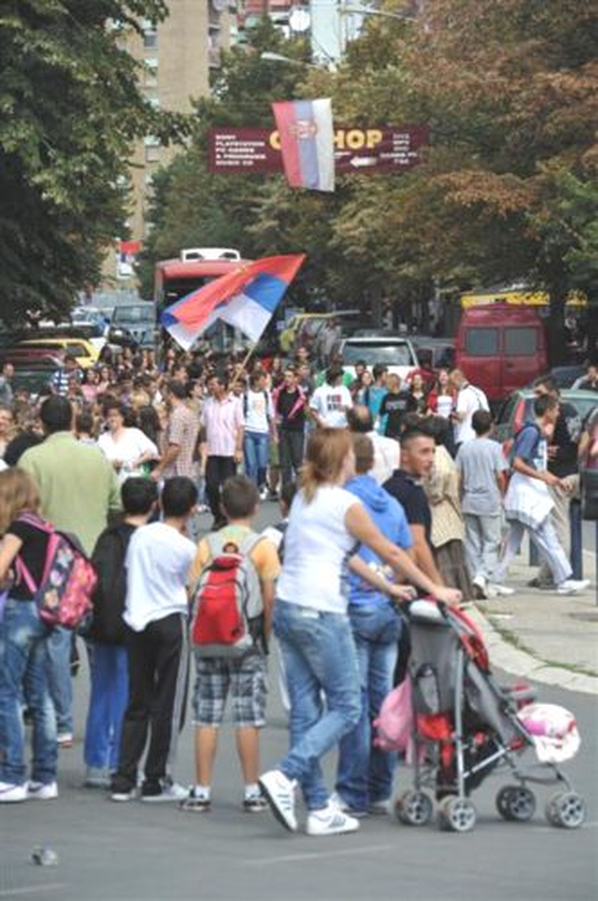 Kosova\'nın Kuzeyinde Protesto