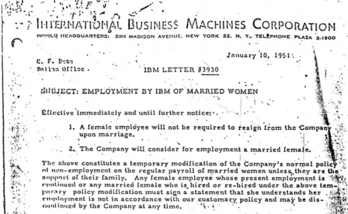 60 Yıllık IBM Belgesi