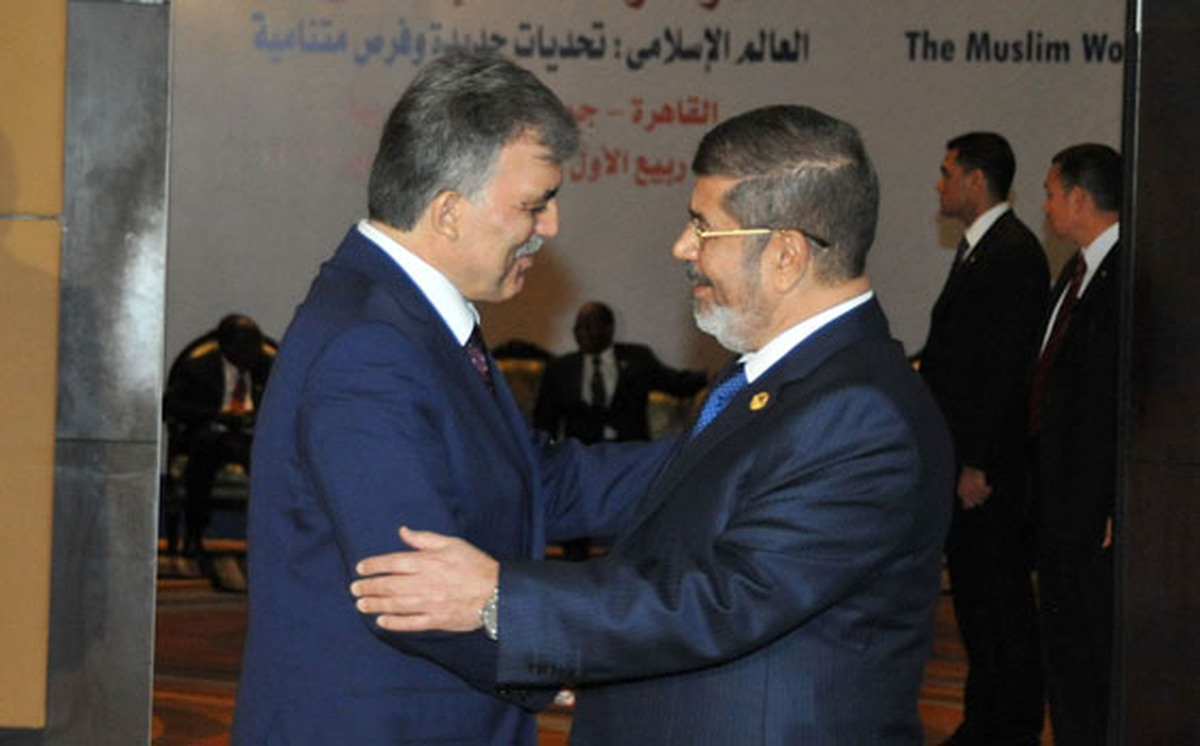 Cumhurbaşkanı Gül, Mısırlı Mevkidaşıyla Bir Araya Geldi.