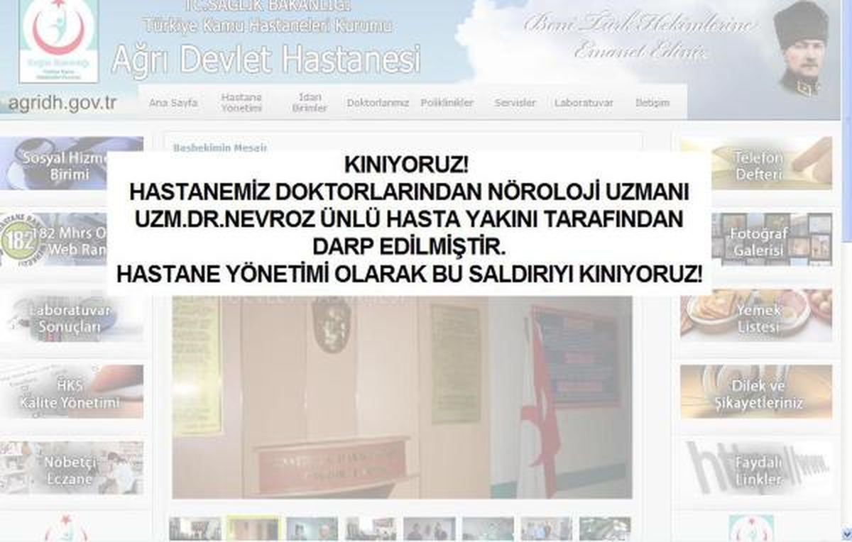 Hasta Yakını, Hamile Doktorun Karnına Tekme Attı