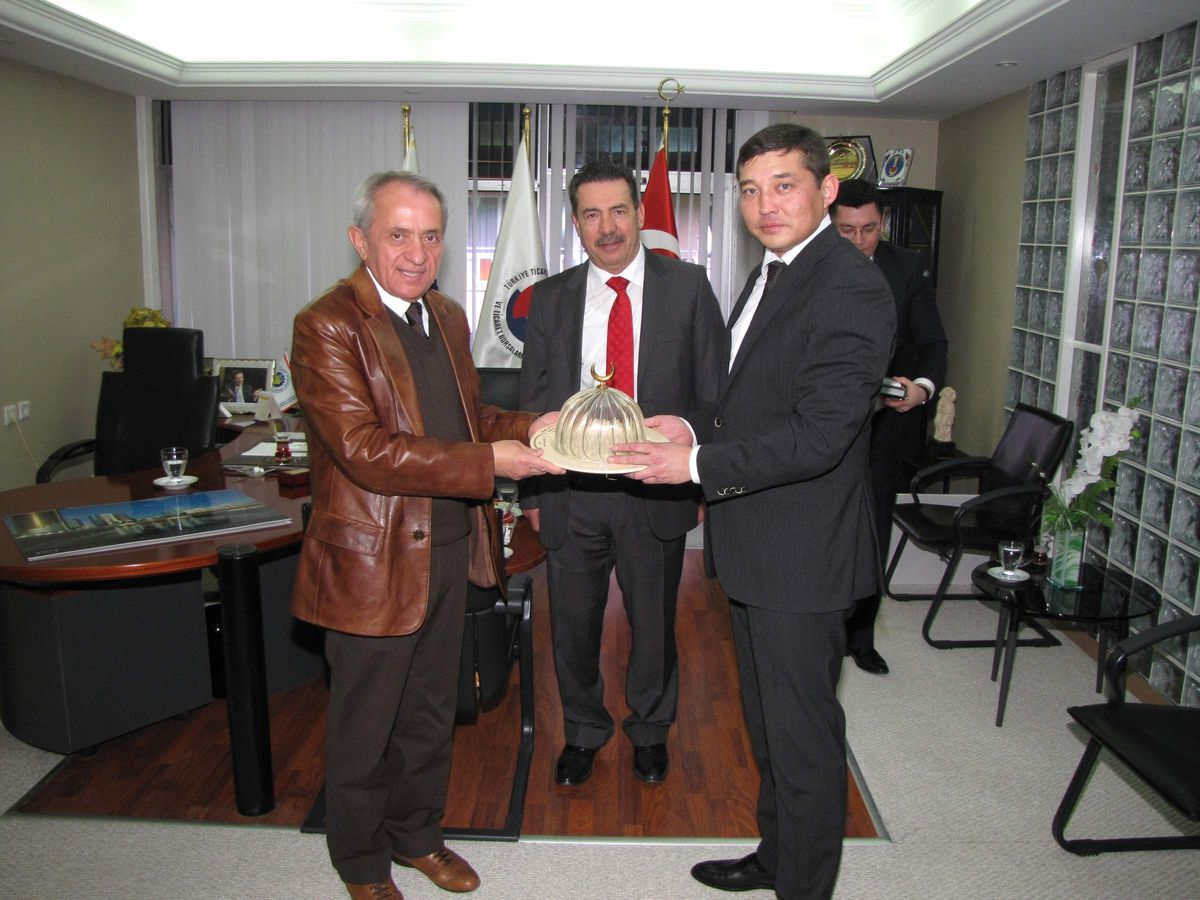 Kazakistan Başkonsolosu Dandybayev\'den Mtso\'ya Ziyaret