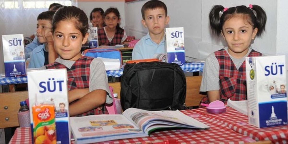 Okulla Birlikte Okul Sütü de Başlıyor