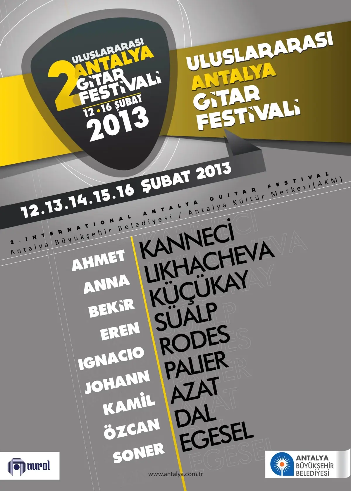 Türkiye\'nin Tek Gitar Festivali Başlıyor