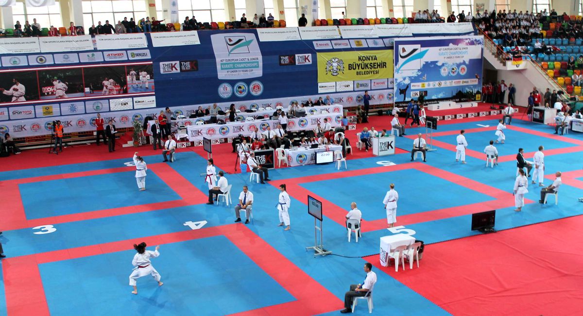 Avrupa Karate Şampiyonası Konya\'da Başladı