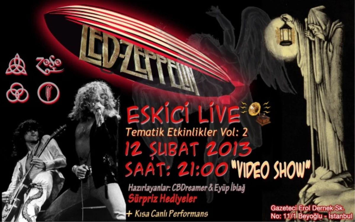 Eskici Live, Led Zeppelin\'e Selam Gönderiyor