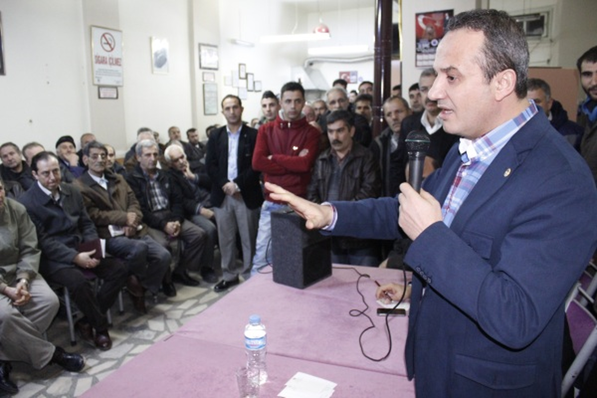 Kahvede Kentsel Dönüşüm Mesaisi