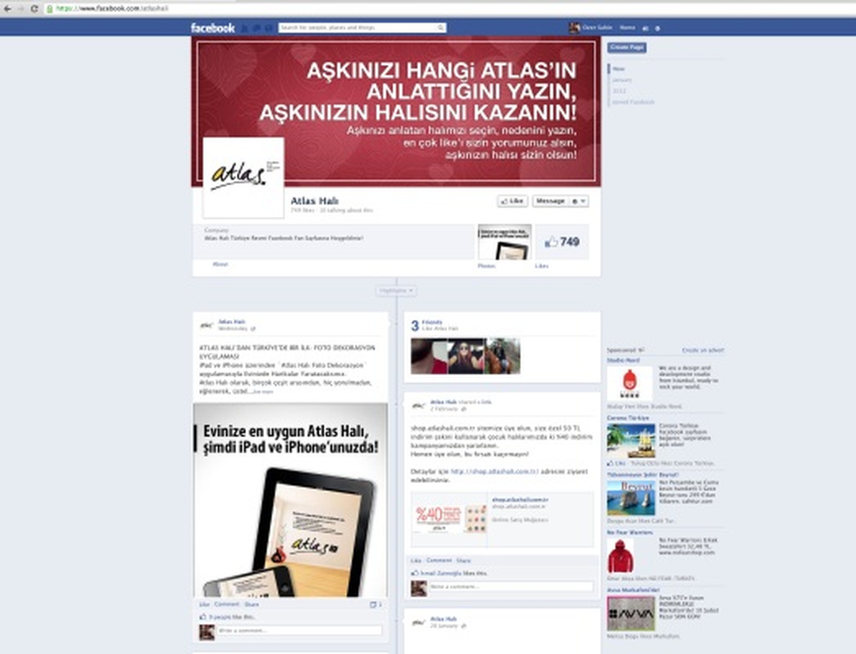 Aşkınızı Anlatan Atlas Halı\'yı Yazın