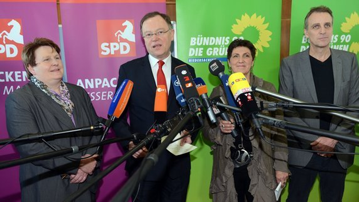 Aşağı Saksonya\'da Spd-Yeşiller Koalisyonu