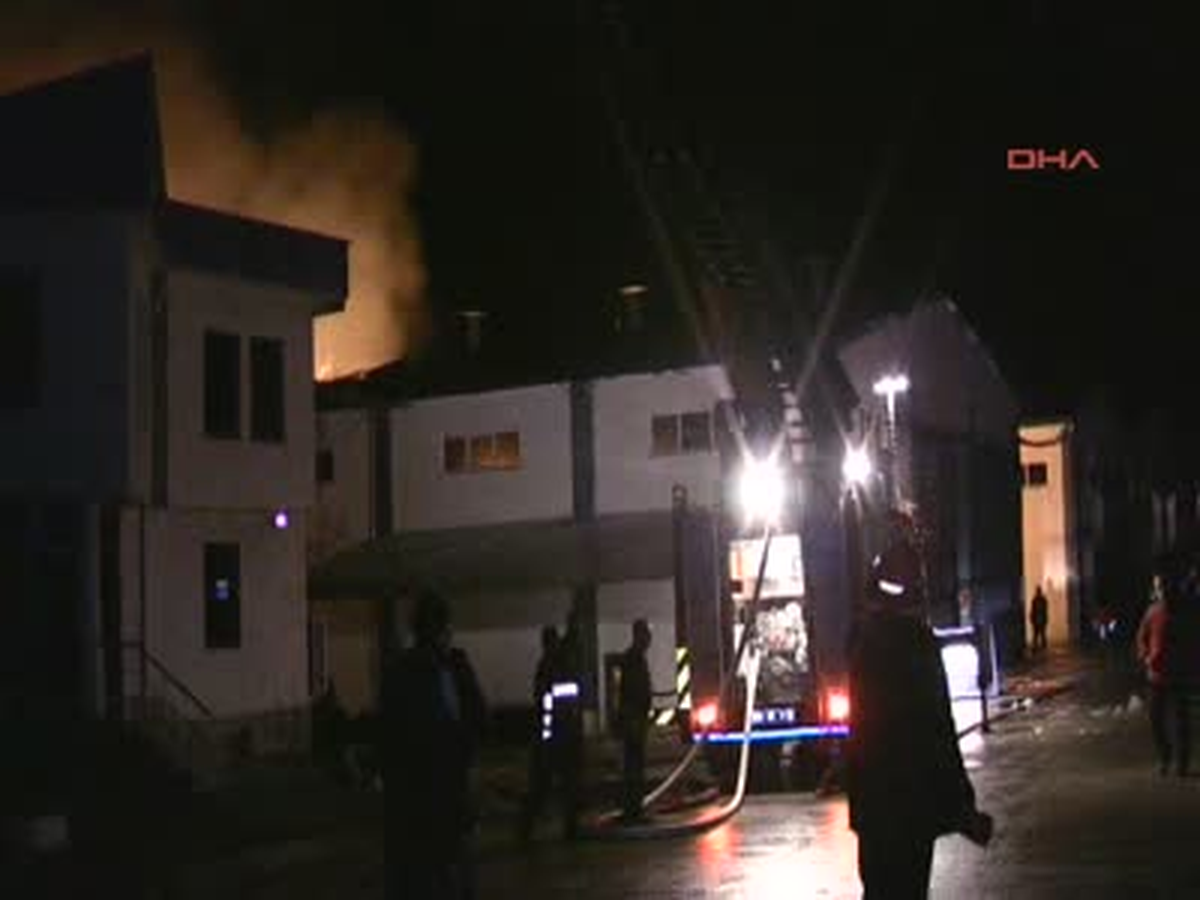 Tekirdağ Ek3 Muratlı\'da Fabrika Yangını