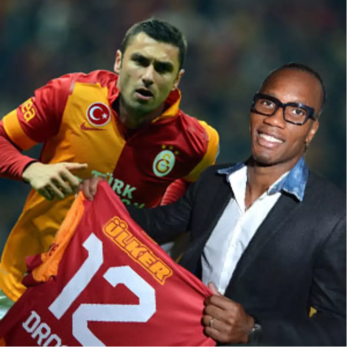 Drogba-Burak Birlikte Oynayacak