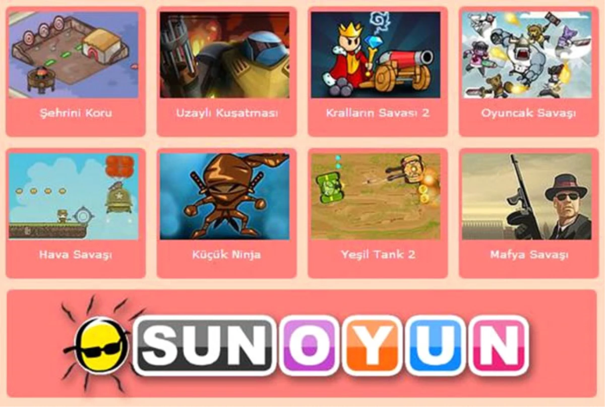 En Popüler Oyun Sitesi Sunoyun.com