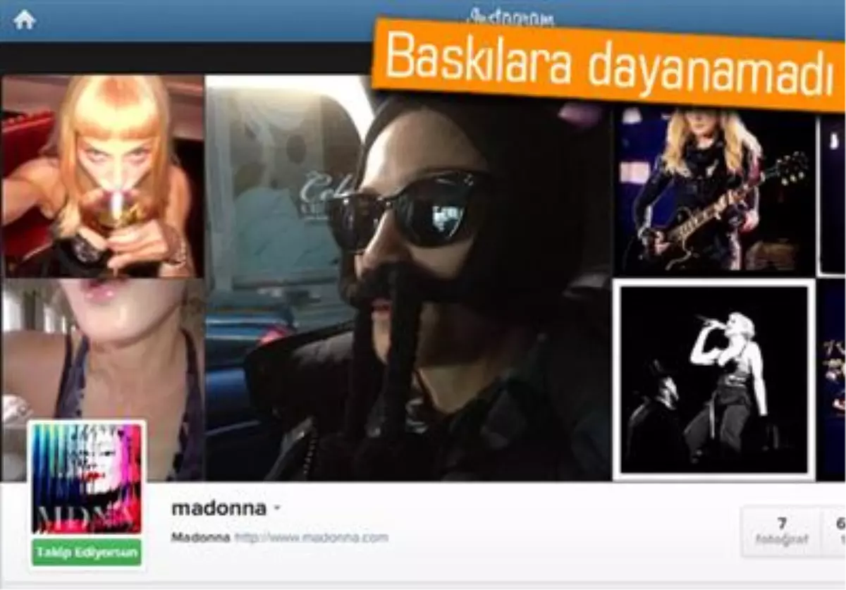 Instagram Dünyasına Madonna da Katıldı