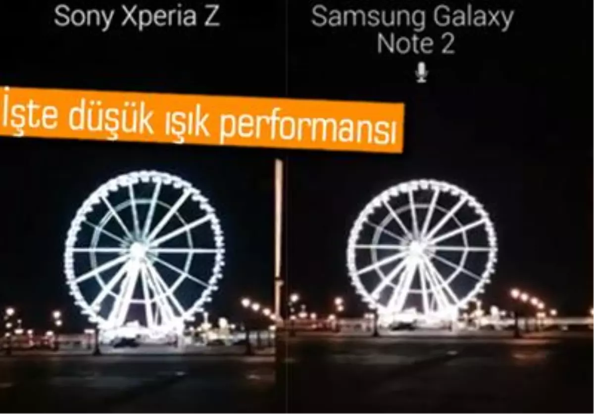 Sony Xperia Z Geceleri Nasıl Video Çekiyor?