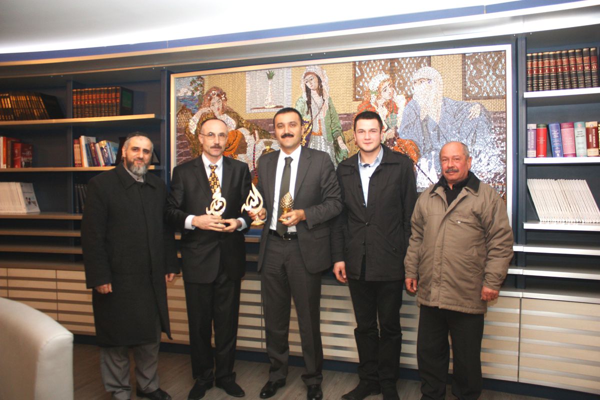 Başkan Bayram\'a Ağa Mahallesi Merkez Cami Derneğinden Ziyaret