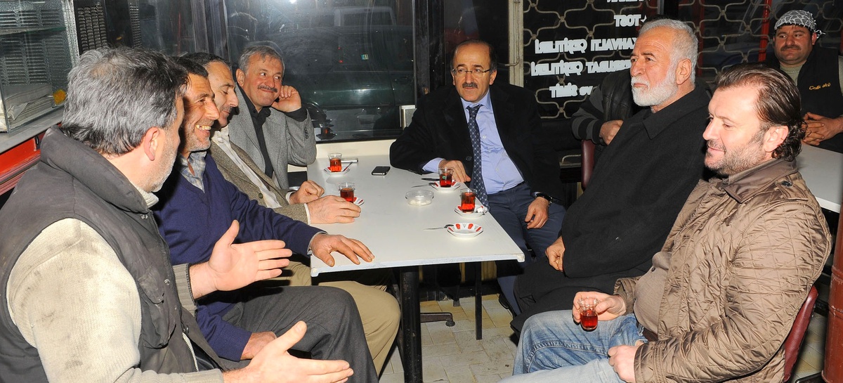 Başkan Gümrükçüoğlu Büyük Sanayi Sitesi Esnafı\'nın Sorunlarını Dinledi