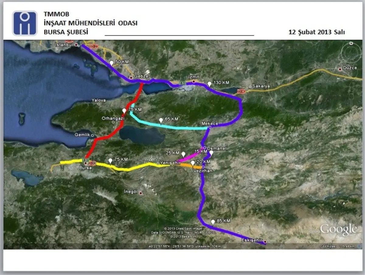 Bursa İstanbul Arasını 30 Dakikaya İndirecek Teklif