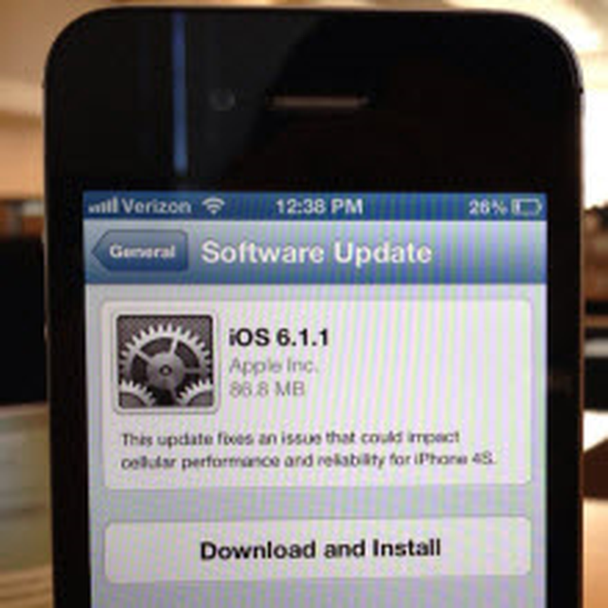 iOS 6 için Sürpriz Güncelleme