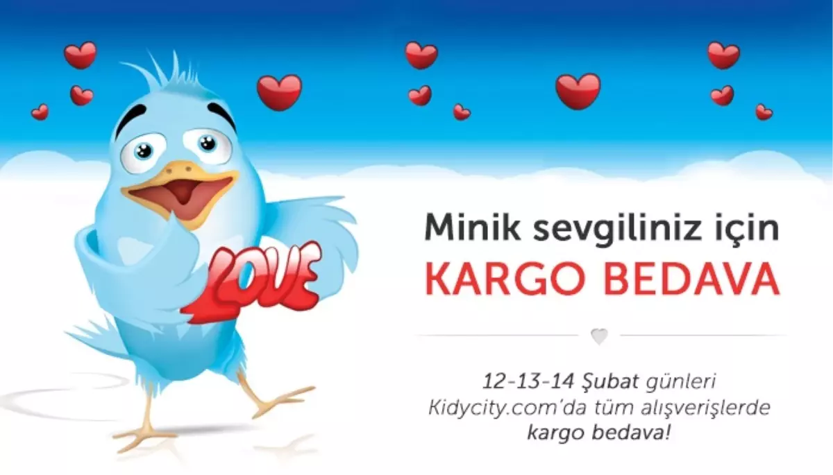 Minik Sevgiliniz İçin Kargo Bedava