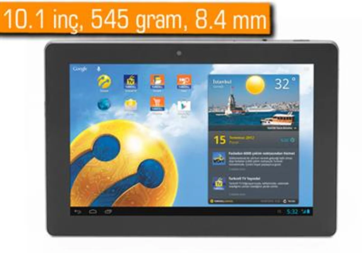 Turkcell\'den 10 İnçlik Android Tablet: Maxiıq
