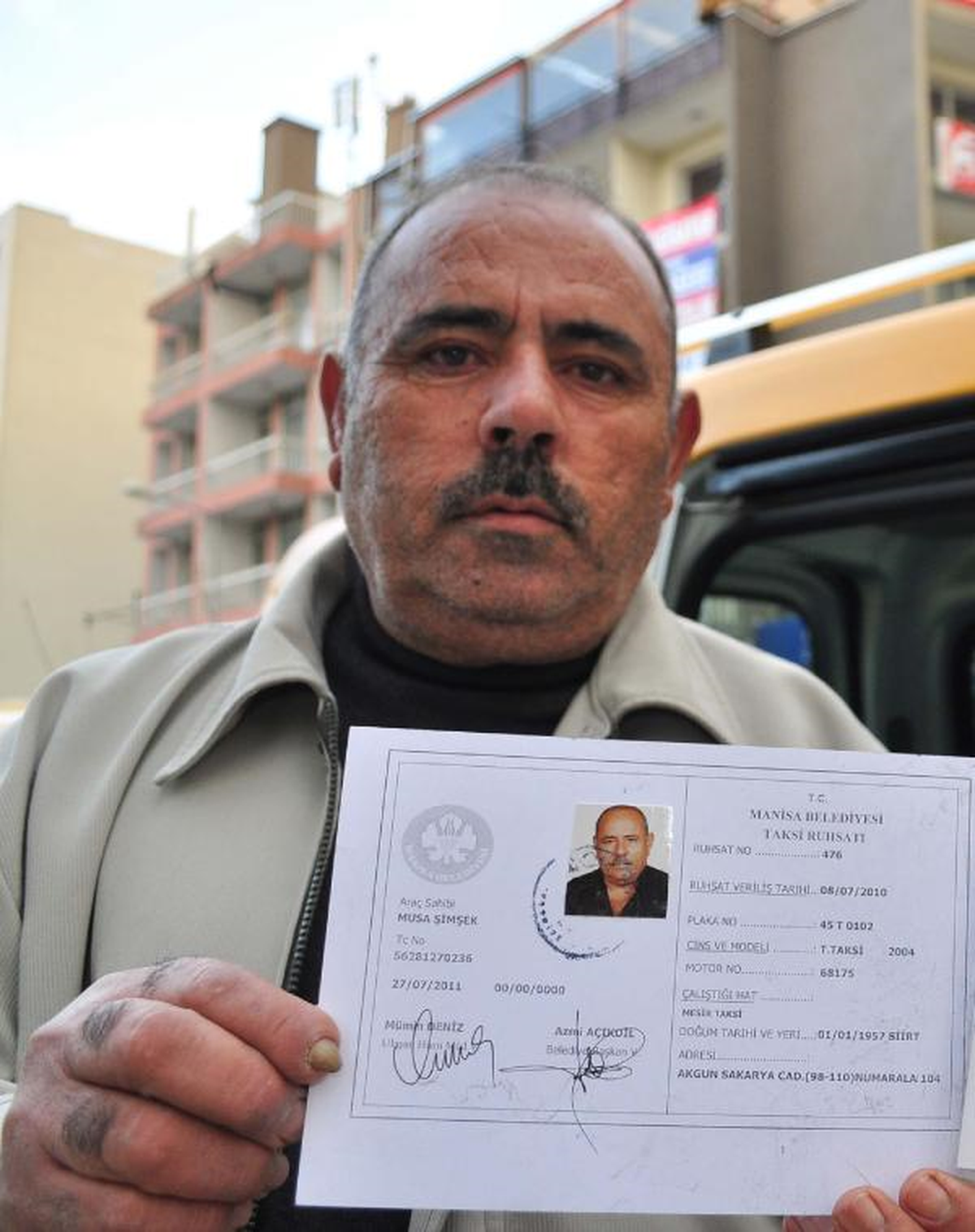 Öldürülen Taksici Toprağa Verildi