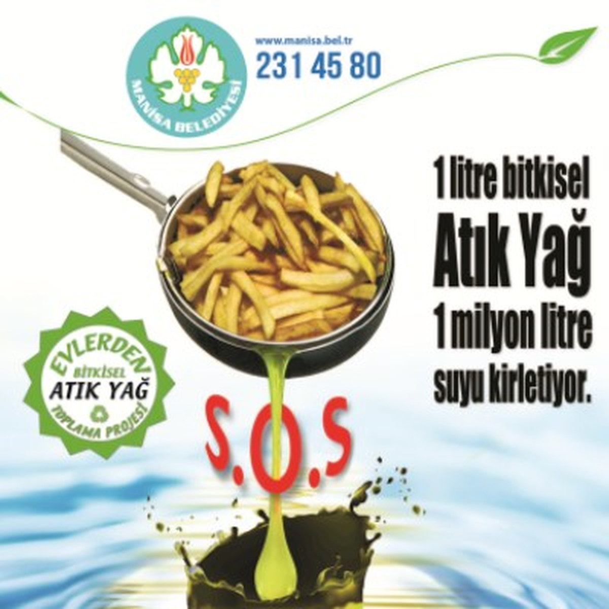 Bitkisel Atık Yağlar Toplanıyor