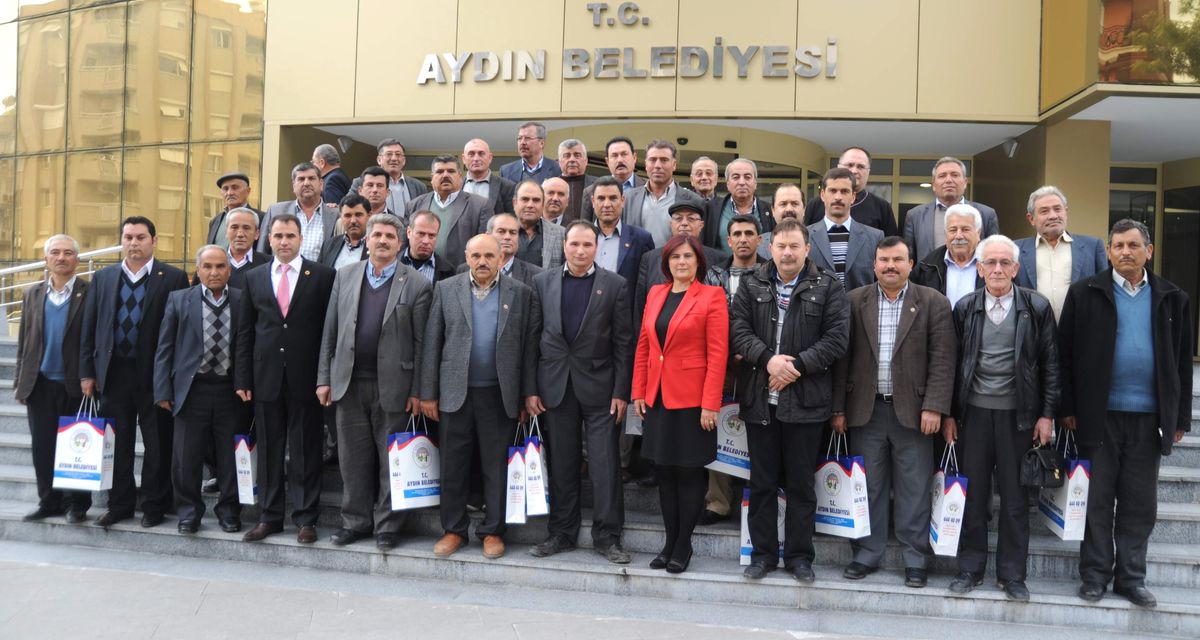 Köy Muhtarları\'ndan Başkan Çerçioğlu\'na Ziyaret