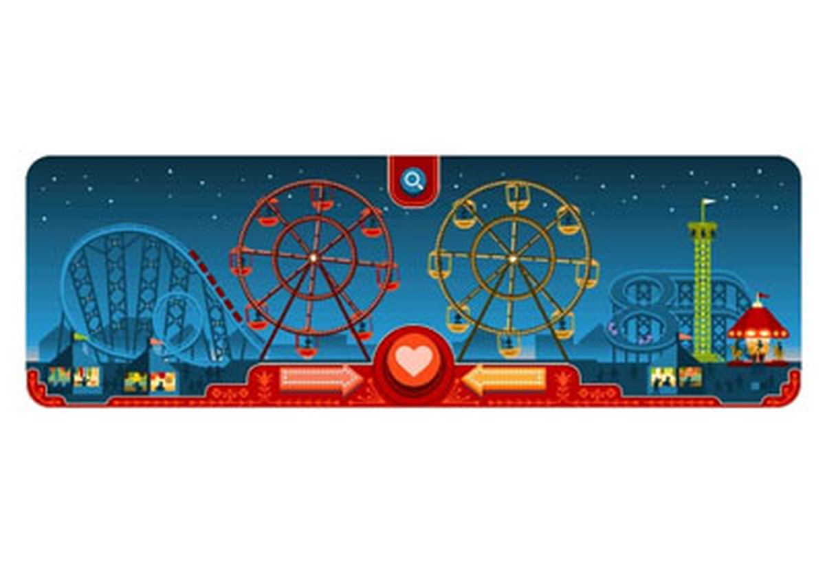 George Ferris\'in 154. Doğum Gününe Özel Logo
