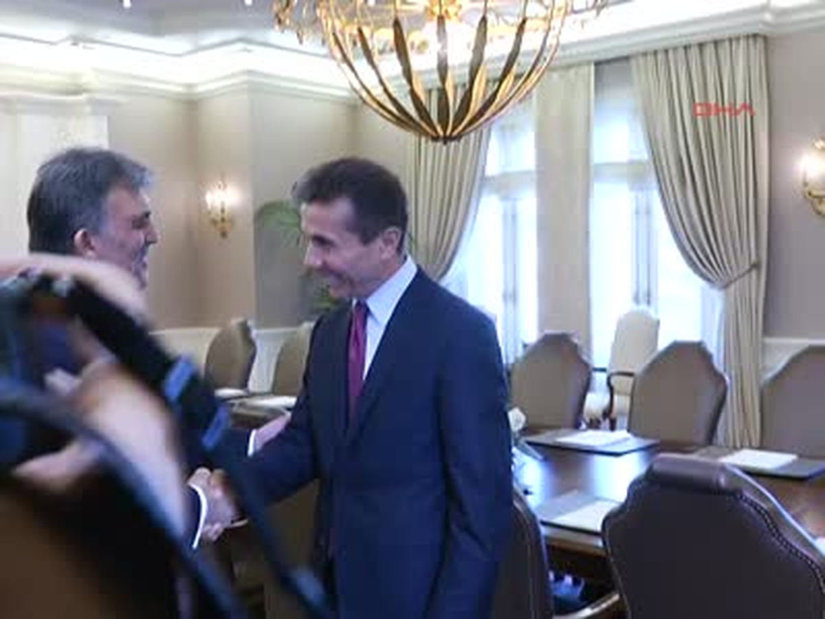 Gürcistan Başbakanı Ivanishvili Çankaya Köşkü\'nde