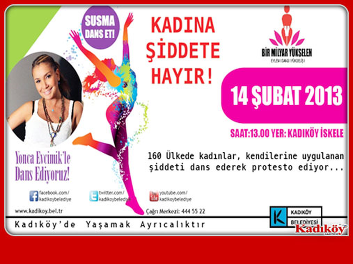 Kadına Yönelik Şiddete "Danslı" Protesto