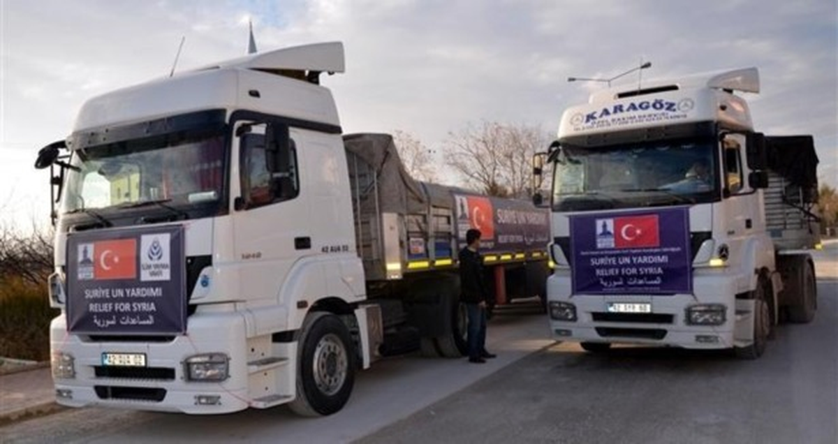 Samsun\'dan Suriye\'ye Sevgi Tırı