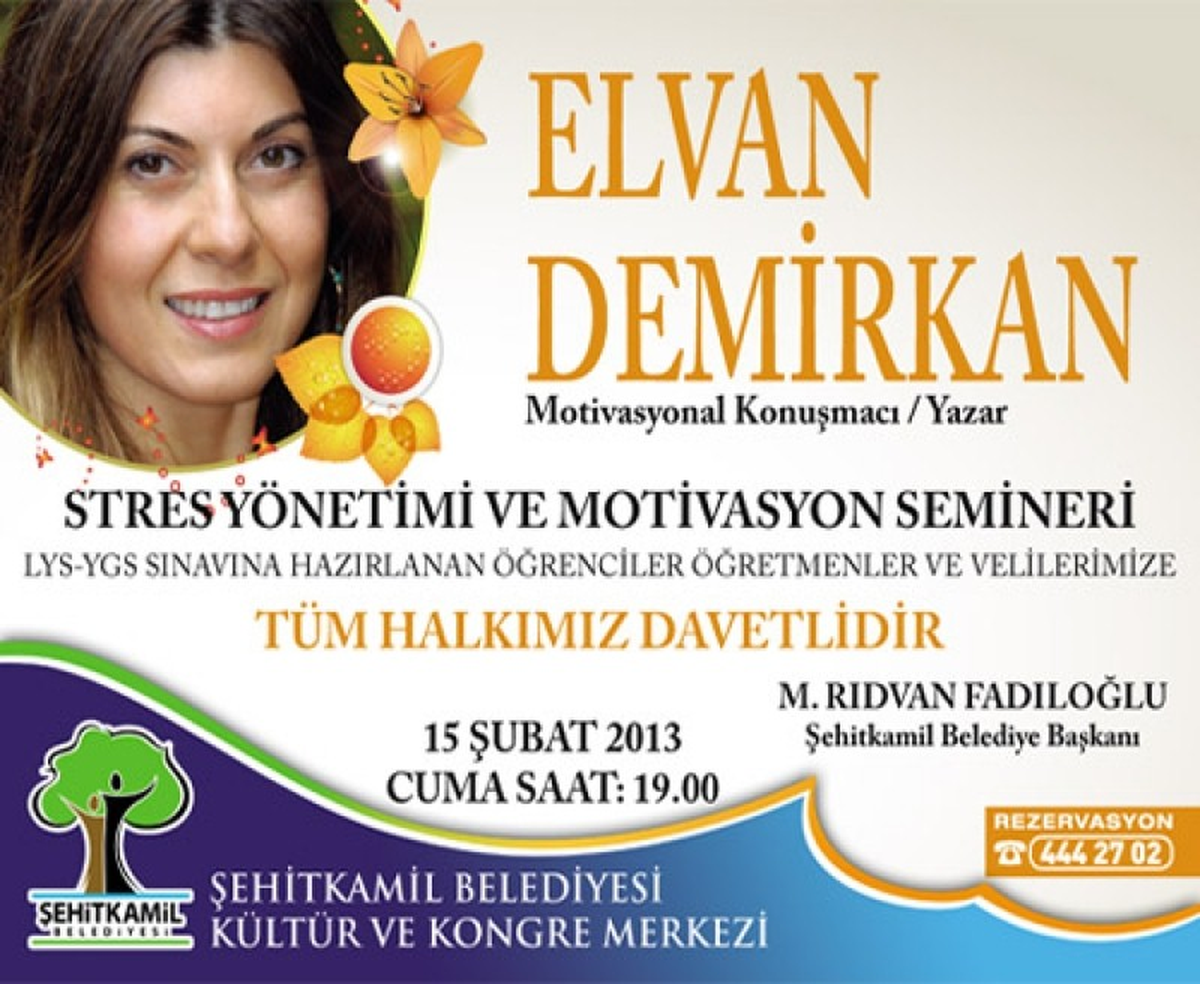 Şehitkamil Belediyesi\'nden \'Stres Yönetimi ve Motivasyon\' Semineri