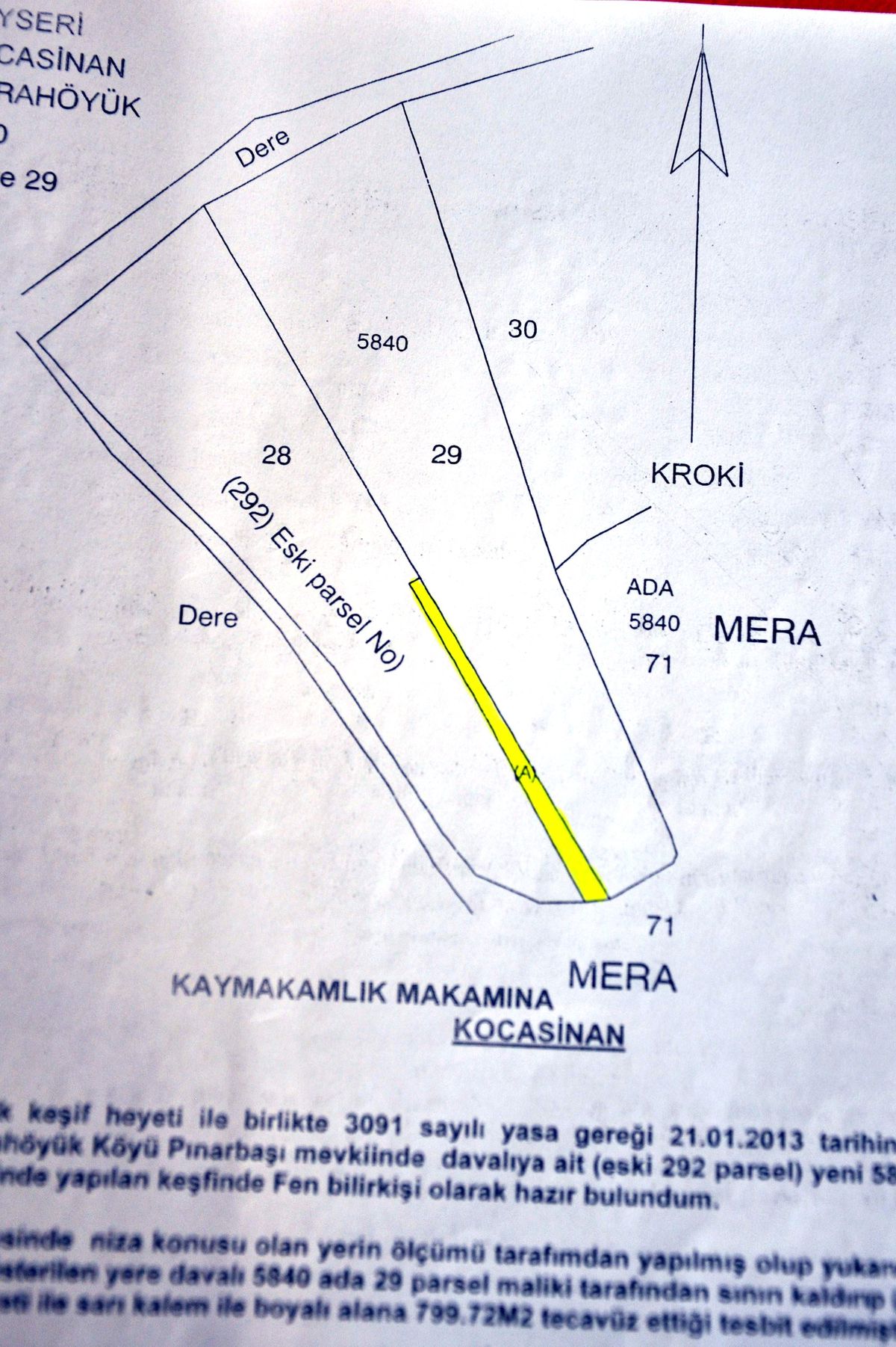 Zorla Tarlasına Girdiler