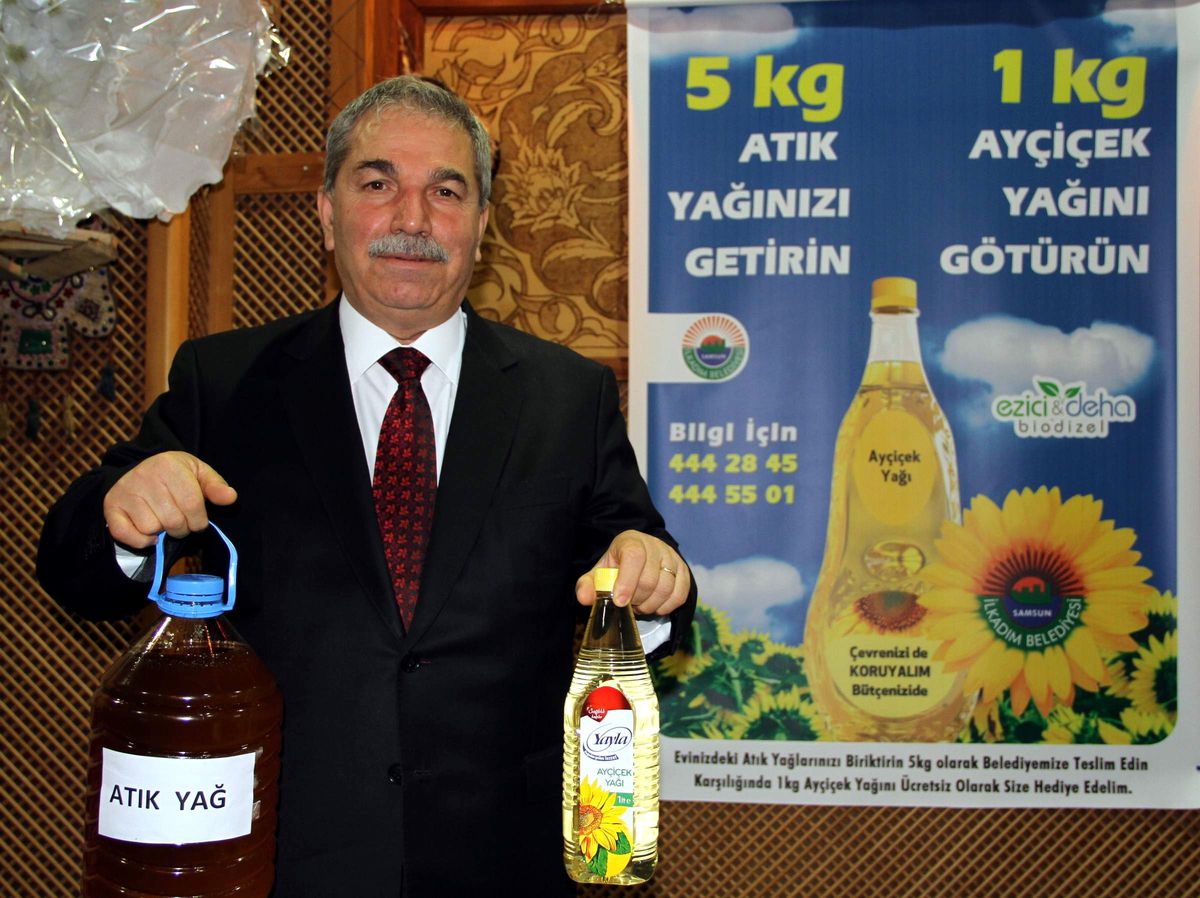 5 Litre Atık Yağ Getirene 1 Litre Yeni Yağ