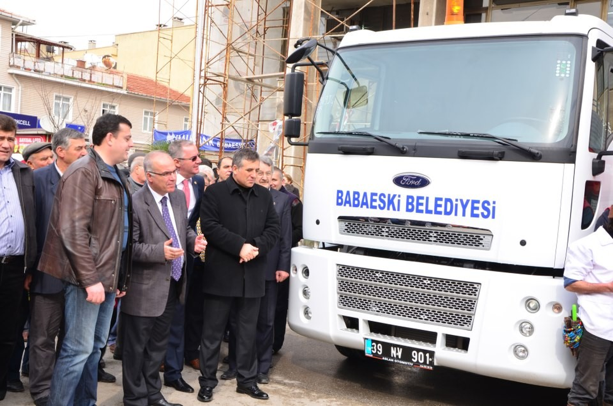 Babaeski Belediyesine 3 Yeni Araç