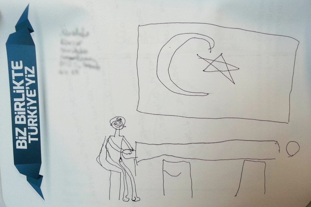 Diyarbakırlı Çocuklar Vatan Sevgisini Şiir ve Resimlerle Dile Getirdi