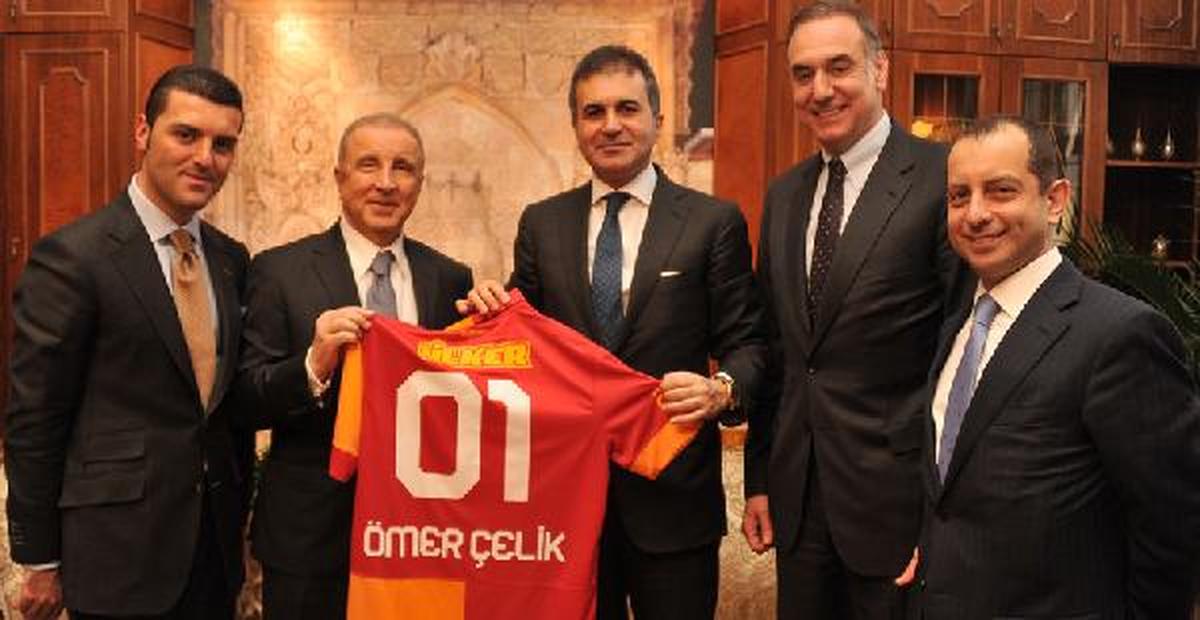Galatasaray Başkanı Aysal\'dan Bakan Ömer Çelik\'e Ziyaret