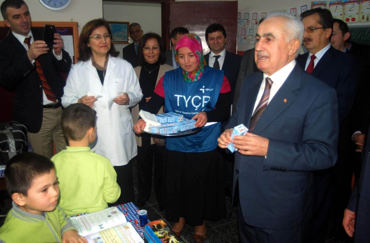 Giresun\'da Okul Sütü Programı Kapsamında Sütler Dağıtılmaya Başlandı