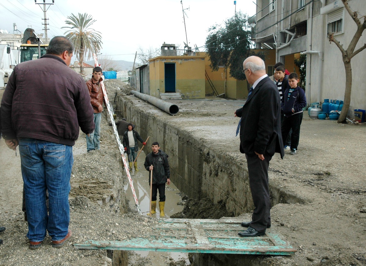 Koç, İçme Suyu İnşaatında İncelemelerde Bulundu