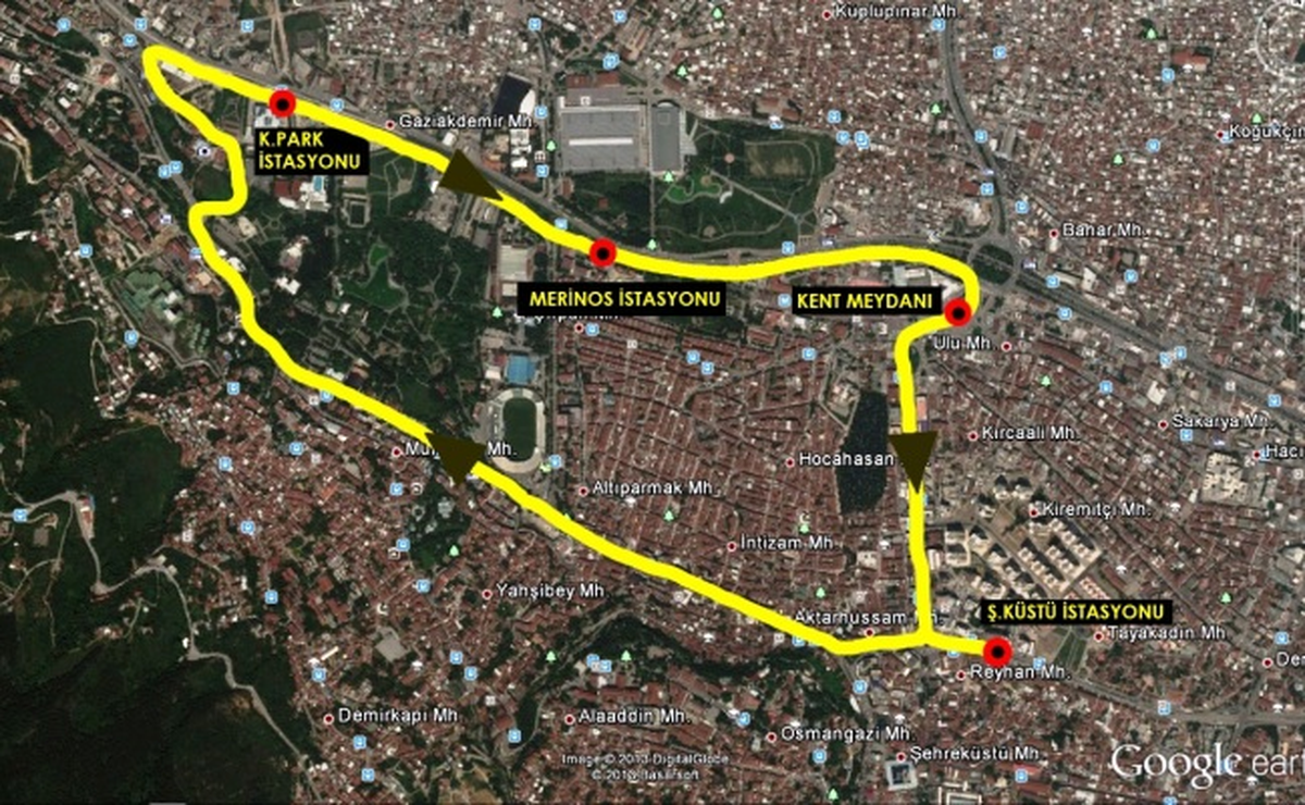 Kültürpark ve Şehreküstü Arasında Aktarmalı Seferler