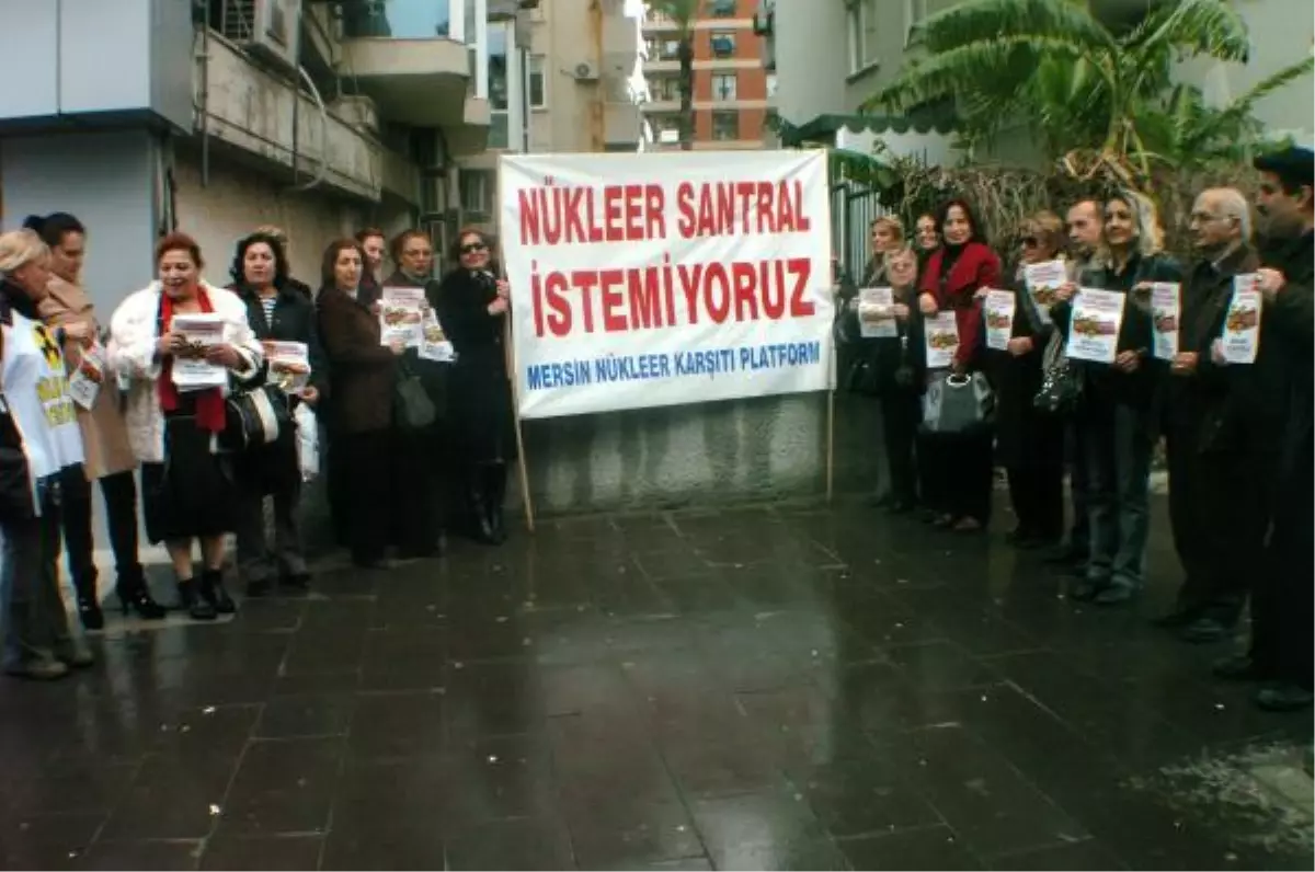 Mersin'de Nükleer Santral Tepkisi
