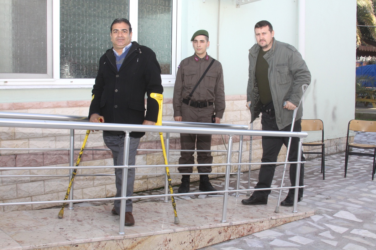 Saruhanlı Jandarması ve Emniyeti, Engelliler İçin Binalarında Düzenleme Yaptı