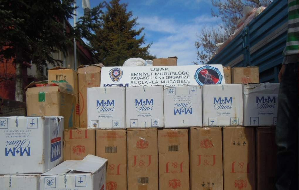 50 Bin Paket Kaçak Sigara Ele Geçirildi