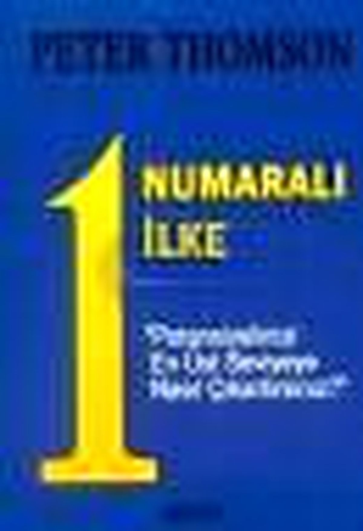 1 Numaralı İlke Kitabı