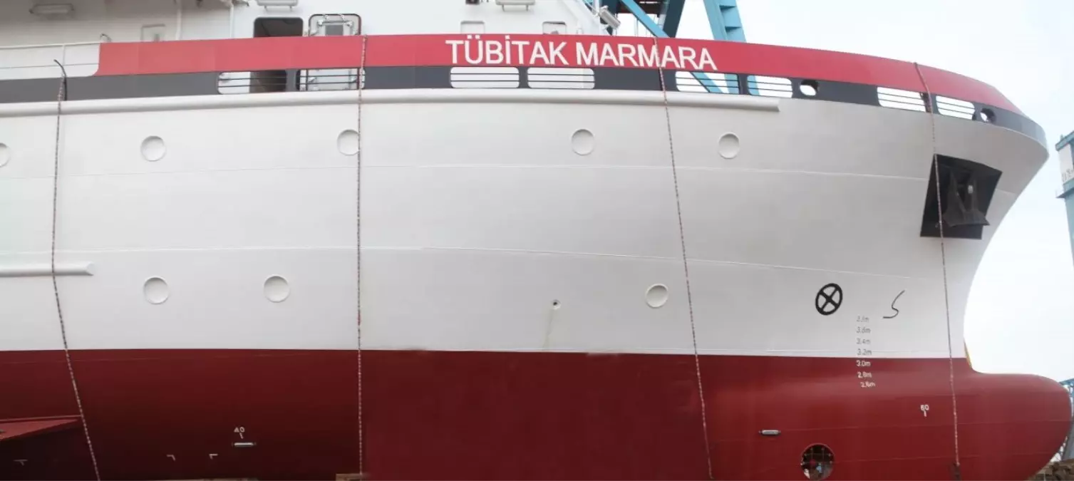 Tübitak\'ın Araştırma Gemisi Yarın Denize İndirilecek