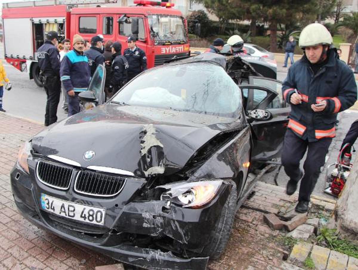 Alkollü Sürücü Kaza Sonrası Şoka Girdi